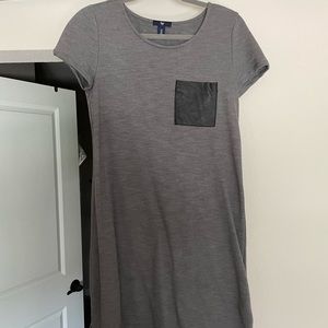GAP Leather Pocket Dress